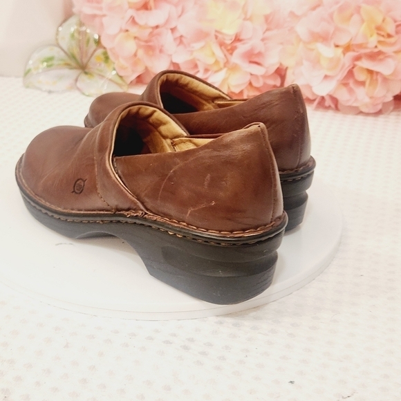 Born Slip On Clog Wedge Casual Comfort Size 8M - Picture 3 of 10